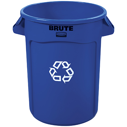 Rubbermaid<span class='rtm'>®</span> Brute<span class='rtm'>®</span> Recycling Container - 32 Gallon, Blue